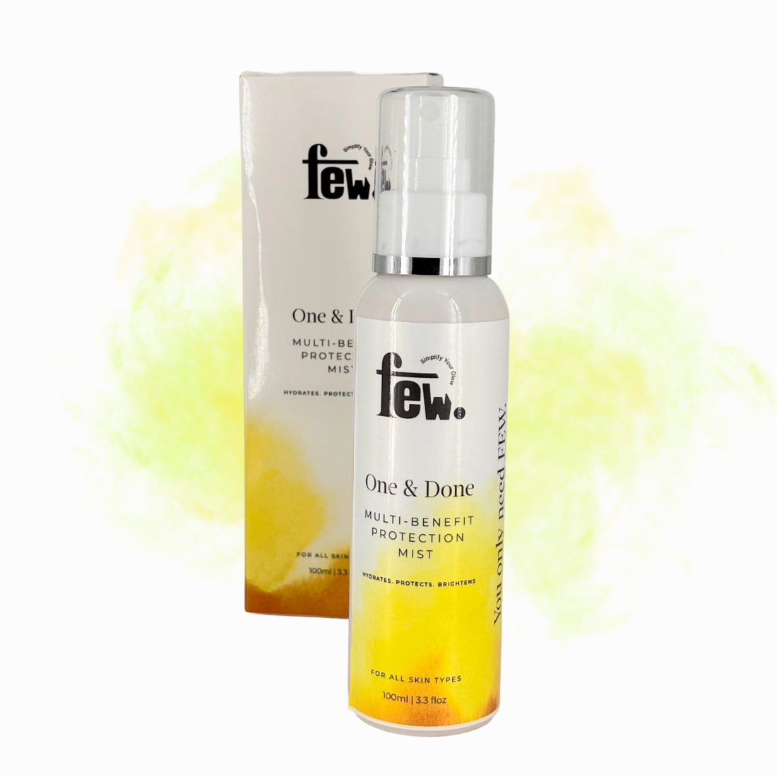 FEW One & Done Multi-Benefit Protection Mist, 100 ml, with its box